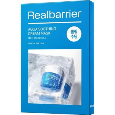 Real Barrier Aqua Soothing Cream Mask nawilżająca, łagodząca maska w płacie Maseczki w płachcie 300 ml