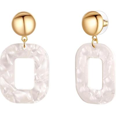 Lulu & Jane Stop metali Akryl Kolczyki 1 ct Damski