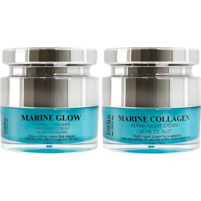 ErthSkin London Zestaw Marine Radiance Duo Kremy na noc 1 ct Damski