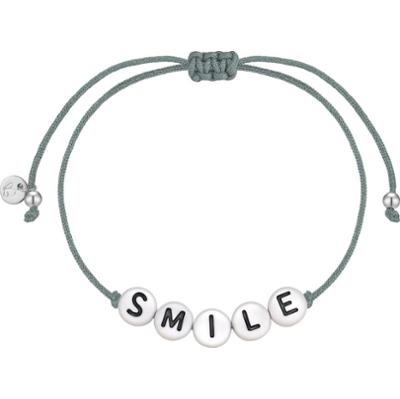 Glanzstücke München Bransoletka SMILE z srebra próby 925 w kolorze srebrnym Bransoletki 1 ct Damski