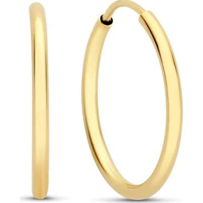 Isabel Bernard Kolczyki typu creole Isabel Bernard Le Marais Cerise - 14-karatowe złoto 1 ct Damski