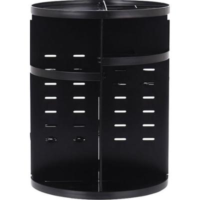 UNIQ UNIQ obrotowy organizer do makijażu Kuferki do makijażu 1 ct Czarny