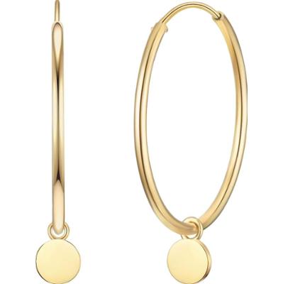 Glanzstücke München Kolczyki Okrag z Srebro wysokiej próby w Żółte złoto 1 ct Damski