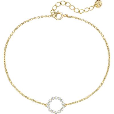 Glanzstücke München Bransoletka z Srebro wysokiej próby w Żółte złoto Bransoletki 1 ct Damski