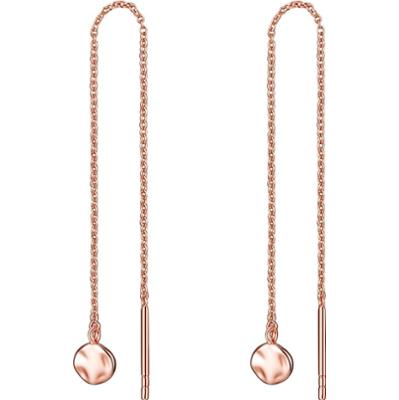 Glanzstücke München Kolczyki wiszące srebrne srebro wysokiej próby różowe złoto 1 ct Damski
