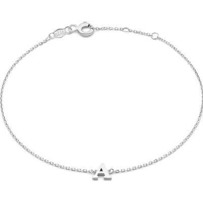 Isabel Bernard Bransoletka Isabel Bernard Saint Germain Rachel - 14-karatowe białe złoto Letter A - Z Bransoletki 1 ct Damski