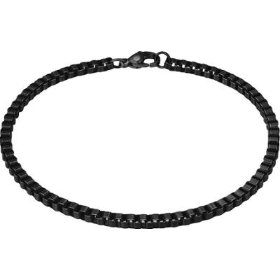 True Rebels Bransoletka Stal nierdzewna Czarny Bransoletki 1 ct Męskie