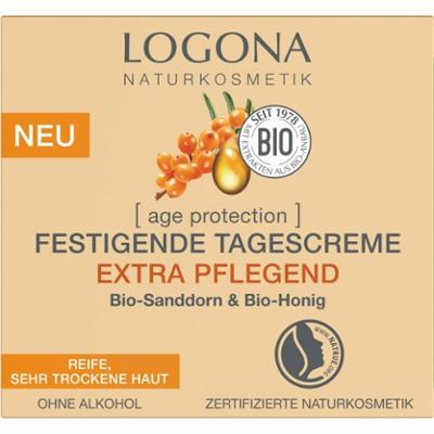 Logona Age Protection Ujędrniający silnie odżywczy krem na dzień z organicznym rokitnikiem i miodem Kremy do twarzy 50 ml
