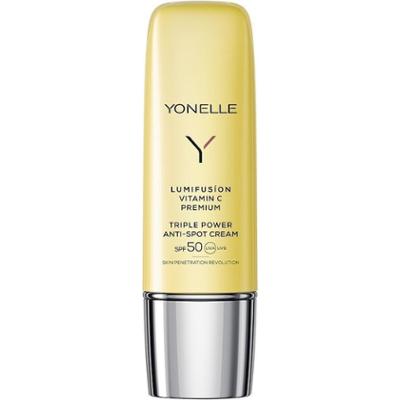 YONELLE LUMIFUSION Potrójnie Aktywny Krem SPF50 Przeciw Przebarwieniom Z Witaminą C Premium Kremy na dzień 50 ml Damski