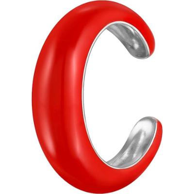 Elli Kobiety Emalia Srebro próby 925 Party / New Year's Eve Czerwony Kolczyki 1 ct Damski