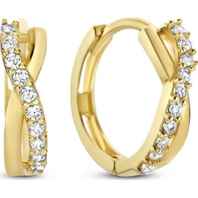 Isabel Bernard Kolczyki typu creole Isabel Bernard Rivoli Esmée - 14-karatowe złoto Kolczyki koła 1 ct Damski