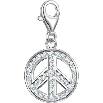 Rafaela Donata Charm Peace z Srebro wysokiej próby w Srebrny Wisiorki 1 ct Damski