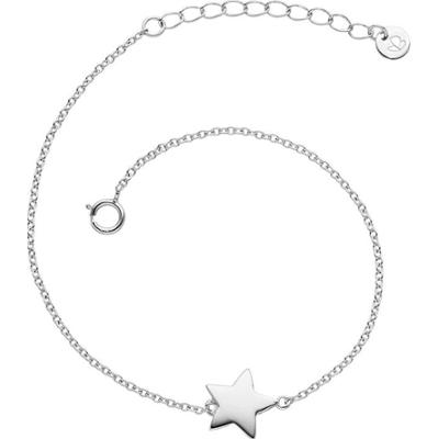 Glanzstücke München Srebrna bransoleta Gwiazda srebro wysokiej próby srebrny Bransoletki 1 ct Damski