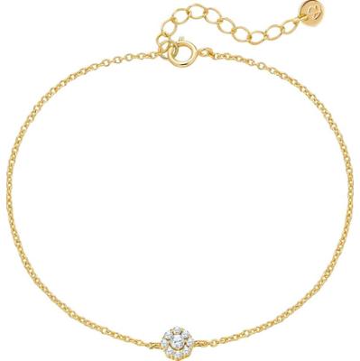 Glanzstücke München Bransoletka z Srebro wysokiej próby w Żółte złoto Bransoletki 1 ct Damski