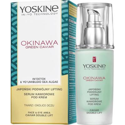Yoskine Okinawa Green Caviar Serum na twarz i pod oczy Serum przeciwzmarszczkowe 30 ml