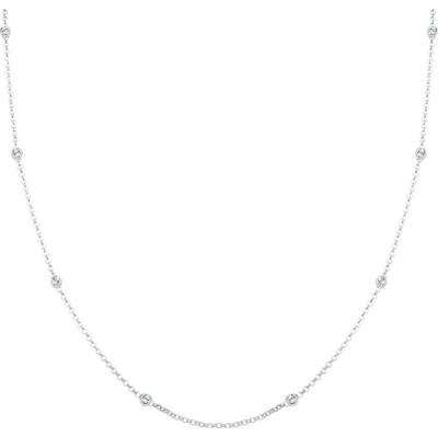 Elli Damski soliter z kryształami w srebrze próby 925 Sterling Silver Naszyjniki 1 ct