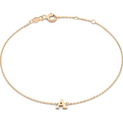Isabel Bernard Bransoletka Isabel Bernard La Concorde Rachel - 14-karatowe różowe złoto Letter A - Z Bransoletki 1 ct Damski