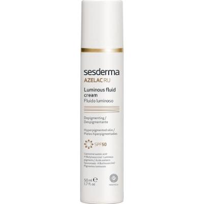 Sesderma AZELAC RU Emulsja rozświetlająca SPF50 Mleczka do twarzy 50 ml