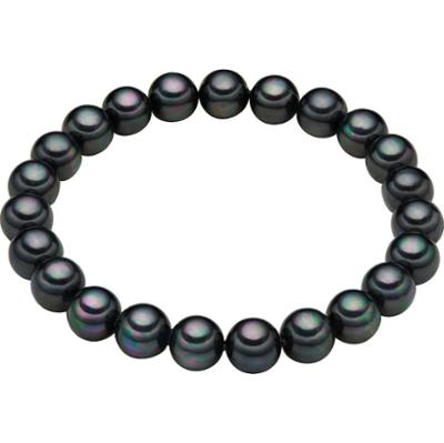 Lulu & Jane Bransoletka Sztuczna perła Antracytowy Bransoletki 1 ct Damski