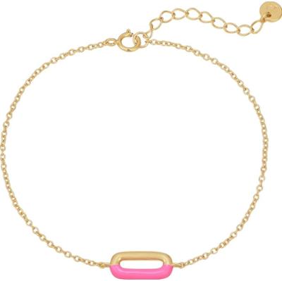 Glanzstücke München Bransoletka Srebro wysokiej próby Żółte złoto Bransoletki 1 ct Damski