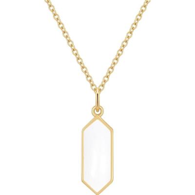 Glanzstücke München Łańcuszek Srebro wysokiej próby Żółte złoto Naszyjniki 1 ct Damski