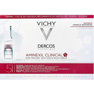 Vichy Dercos Aminexil Clinical 5 Maski do włosów 1 ct Damski
