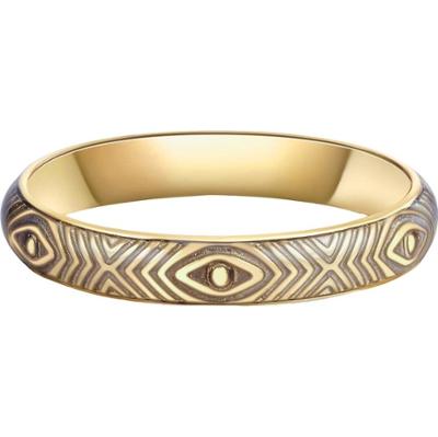 Glanzstücke München Srebrny pierścionek srebro wysokiej próby żółte złoto Pierścionki 1 ct Damski