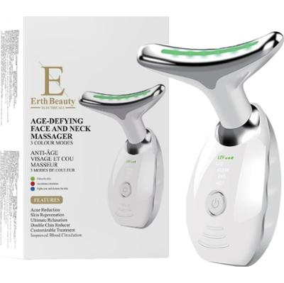 ErthSkin London Masażer do twarzy i szyi przeciwstarzeniowy – biały Urządzenia do masażu twarzy 1 ct Damski