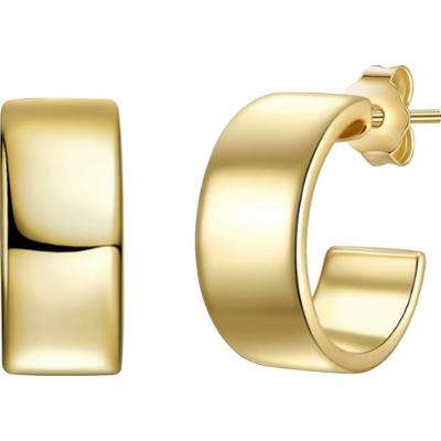 Glanzstücke München Kolczyki z Srebro wysokiej próby w Żółte złoto 1 ct Damski