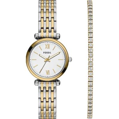 Fossil Kobietyzestaw prezentowy Carlie Zegarki damskie 1 ct Damski