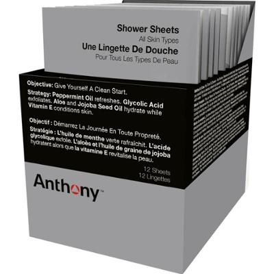 Anthony Shower Sheets Demakijaż 12 ct