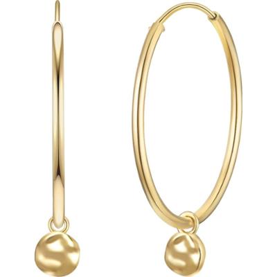 Glanzstücke München Kolczyki Okrag z Srebro wysokiej próby w Żółte złoto 1 ct Damski