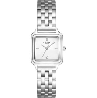 Glanzstücke München Zegarek na reke ze stali nierdzewnej w kolorze srebrnym Zegarki damskie 1 ct Damski