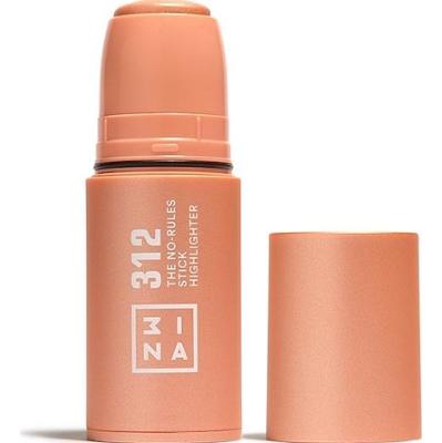 3INA The No - Rules Stick Highlighter Róż do policzków 5 g 312 - 312 ROSE GOLD