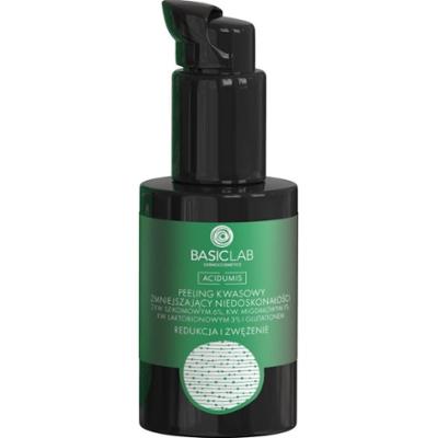 BasicLab PEELING KWASOWY ZMNIEJSZAJĄCY NIEDOSKONAŁOŚCI Peeling do twarzy 30 ml