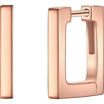 Glanzstücke München Kolczyki z Srebro wysokiej próby w Różowy złoty 1 ct Damski