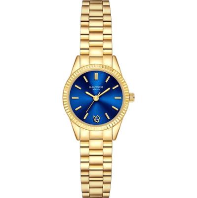 Glanzstücke München Zegarek na reke ze stali nierdzewnej w kolorze zlotym Zegarki damskie 1 ct Damski