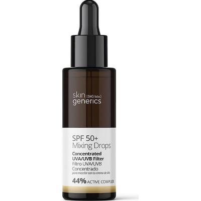 Skin Generics MIXING DROPS Koncentrat filtrów UVA/UVB SPF50+ Ochrona przeciwsłoneczna 30 ml