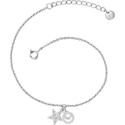 Glanzstücke München Bransoletka Gwiazda z Srebro wysokiej próby w Srebrny Bransoletki 1 ct Damski