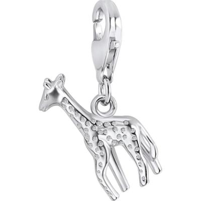 Rafaela Donata Srebrny charms Zyrafa srebro wysokiej próby Cyrkonia srebrny Wisiorki 1 ct Damski