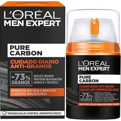 L´Oréal Men Expert MEN EXPERT czysty węgiel do codziennej pielęgnacji przeciw pryszczom Pielęgnacja twarzy 50 ml Męskie
