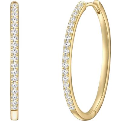 Glanzstücke München Kolczyki z Srebro wysokiej próby w Żółte złoto 1 ct Damski