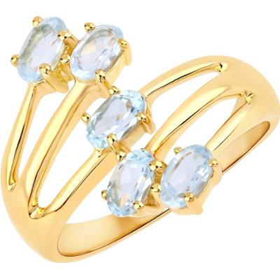 Rafaela Donata Pierścionek Srebro wysokiej próby Żółte złoto Pierścionki 1 ct Damski