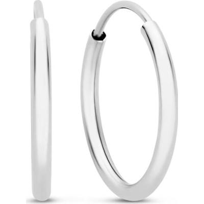 Isabel Bernard Kolczyki typu creole Isabel Bernard Saint Germain Cerise - 14-karatowe białe złoto 1 ct Damski