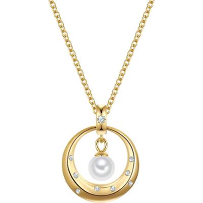 Rafaela Donata Łańcuszek z Srebro wysokiej próby w Żółte złoto Naszyjniki 1 ct Damski