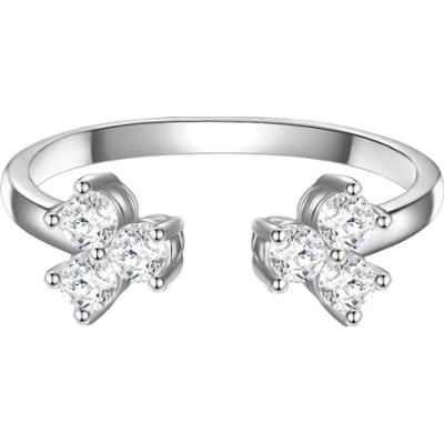 Glanzstücke München Srebrny pierścionek srebro wysokiej próby Cyrkonia srebrny Pierścionki 1 ct Damski