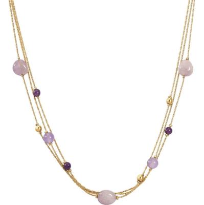 EASTSIDE Łańcuszek Stal nierdzewna Żółte złoto Naszyjniki 1 ct Damski