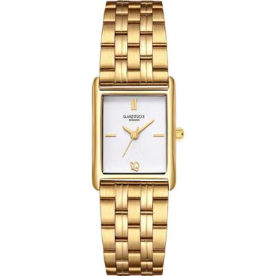 Glanzstücke München Zegarek na reke ze stali nierdzewnej w kolorze zlotym Zegarki damskie 1 ct Damski