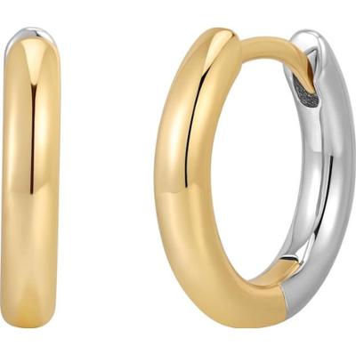 Rafaela Donata Kolczyki Srebro wysokiej próby Srebrny/żółte złoto 1 ct Damski