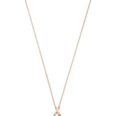 Isabel Bernard Naszyjnik Isabel Bernard La Concorde Chloé - 14-karatowe różowe złoto Letter A - Z Naszyjniki 1 ct Damski